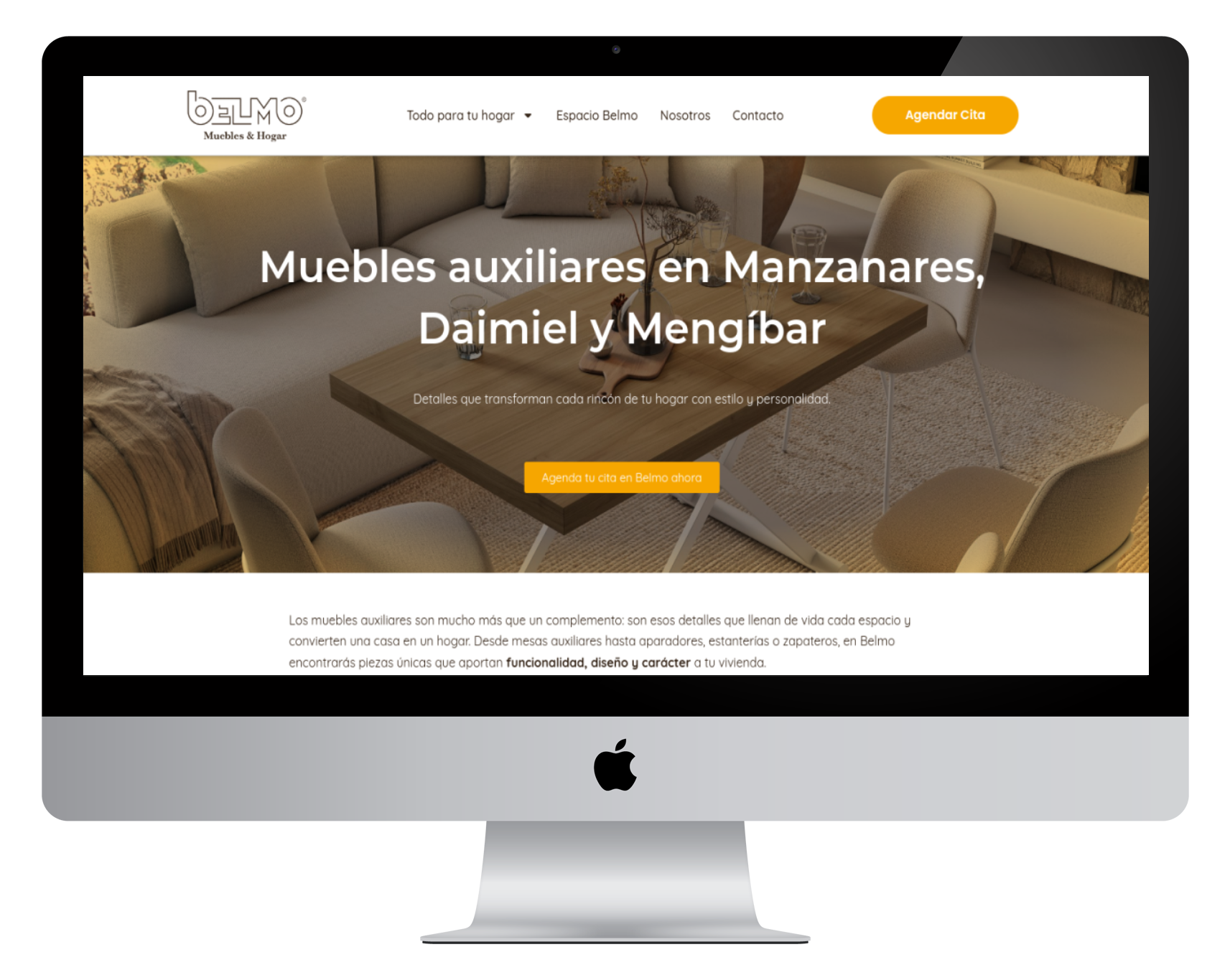 Diseño web para Tiendas Belmo