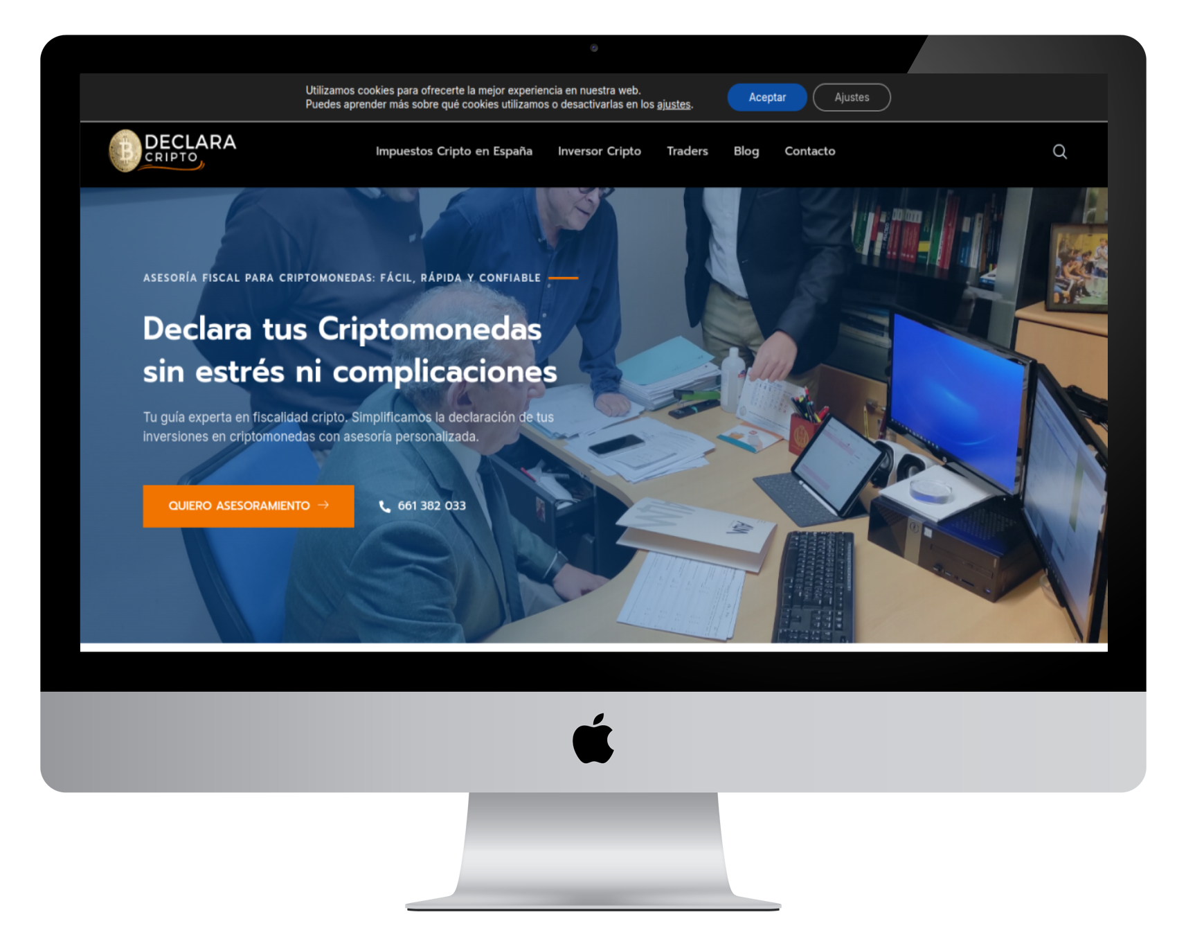 Diseño web para Declara Cripto