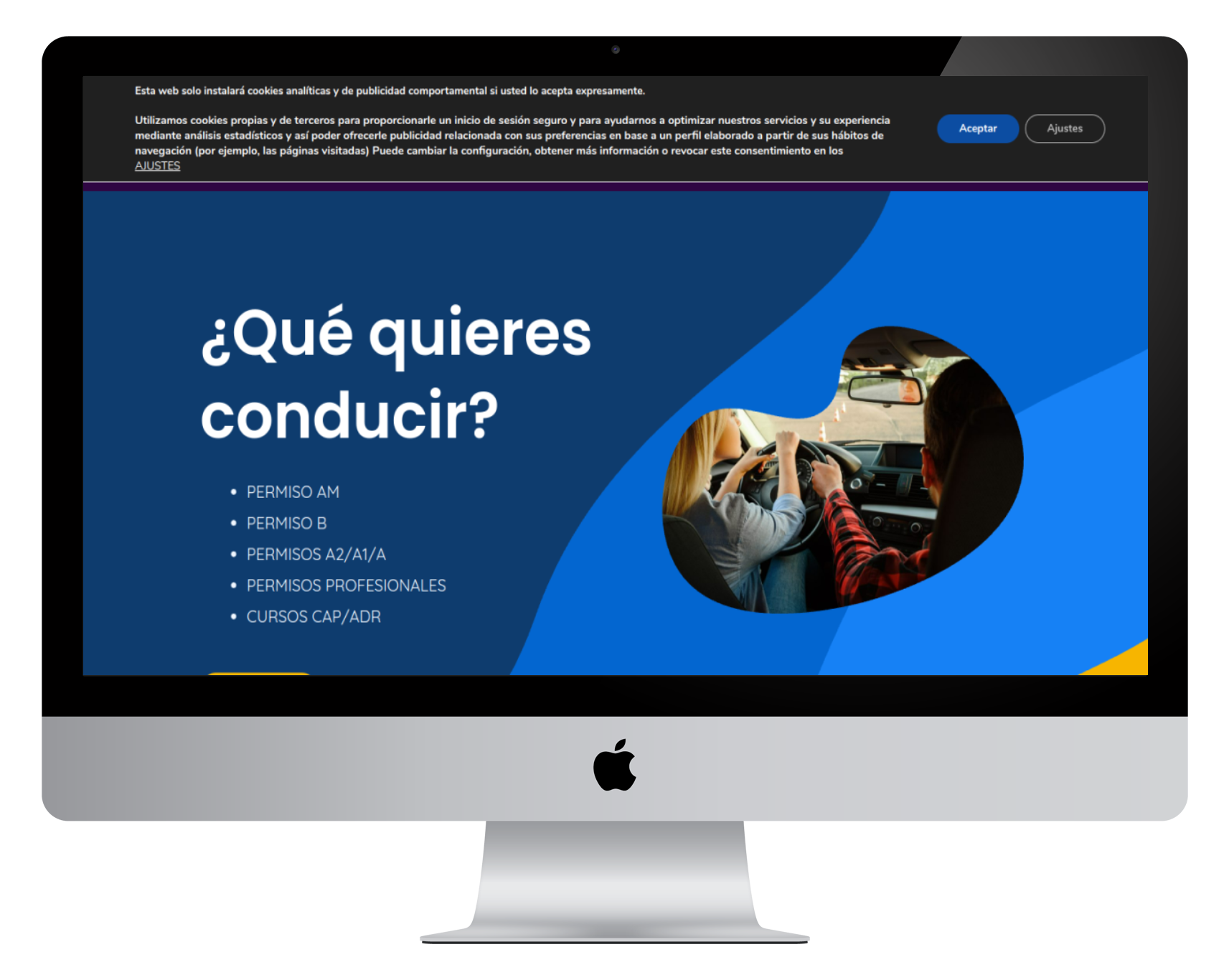 Diseño web para autoescuela en Ciudad Real