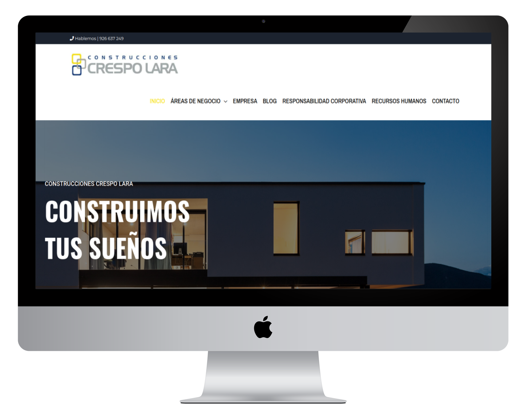 Diseño web para empresa de construcción en Ciudad Real