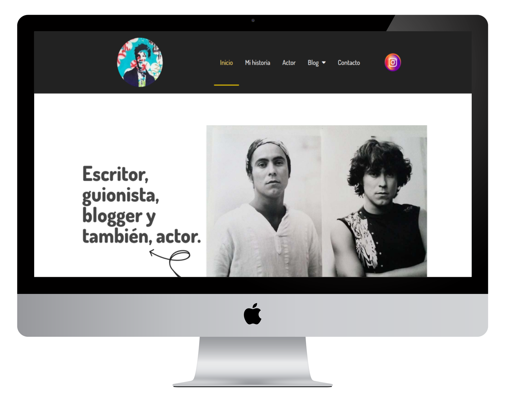 Diseño web para Freddie Uribe