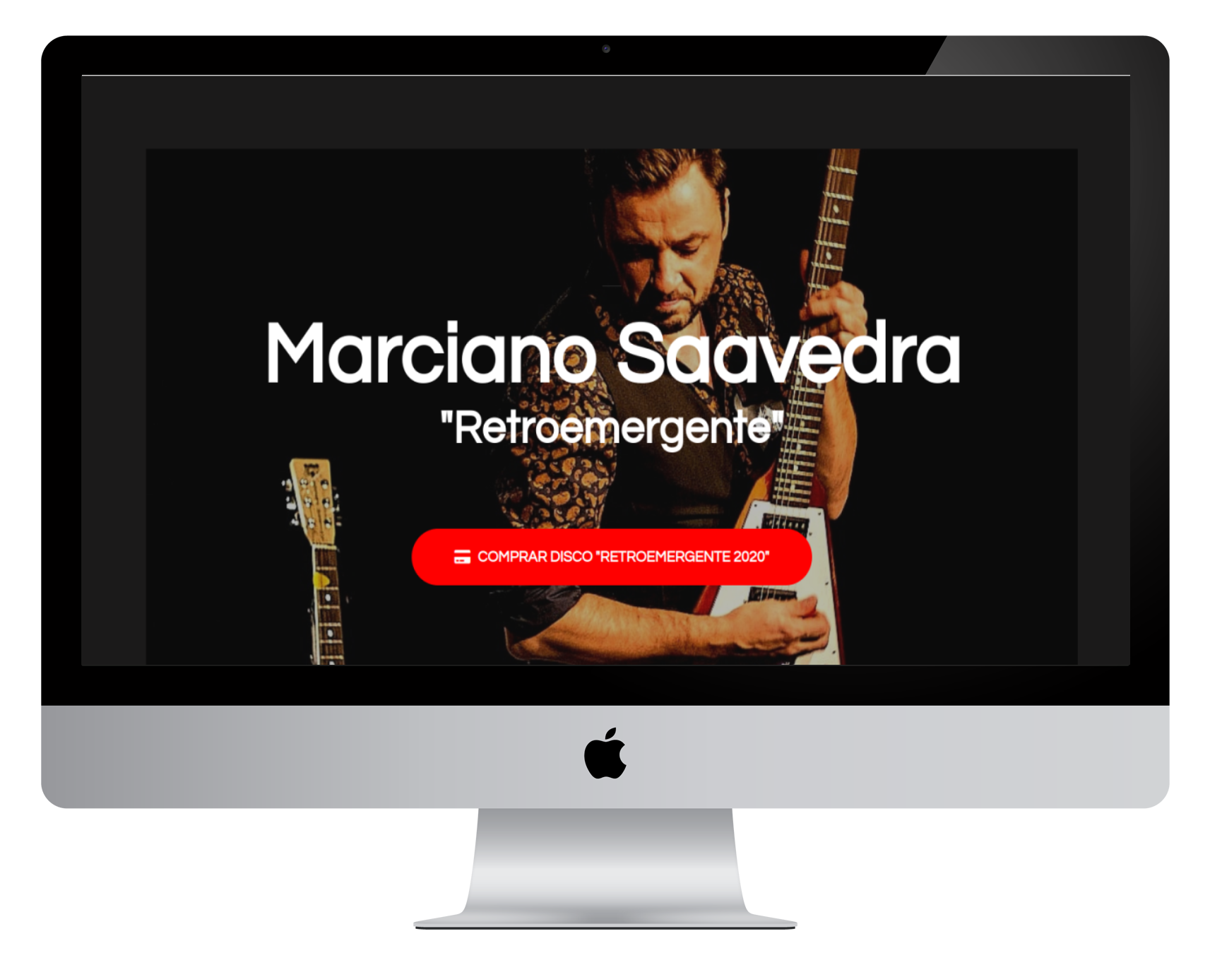 Diseño web para Marciano Saavedra