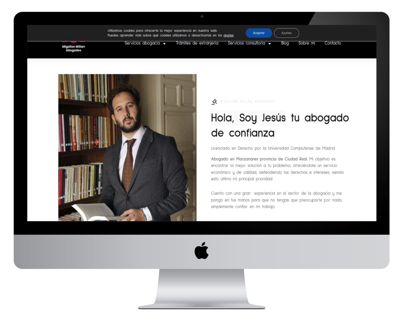 Diseño web para despacho de abogados Migallón Millán