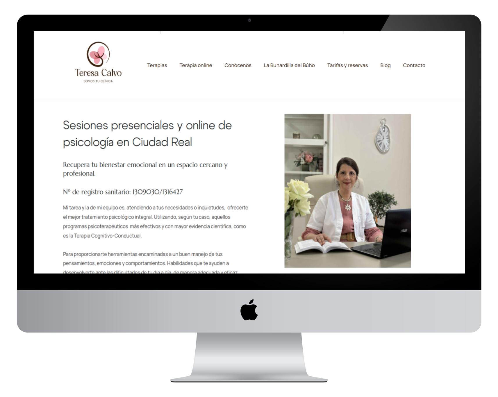 Diseño web para Teresa Calvo Psicología