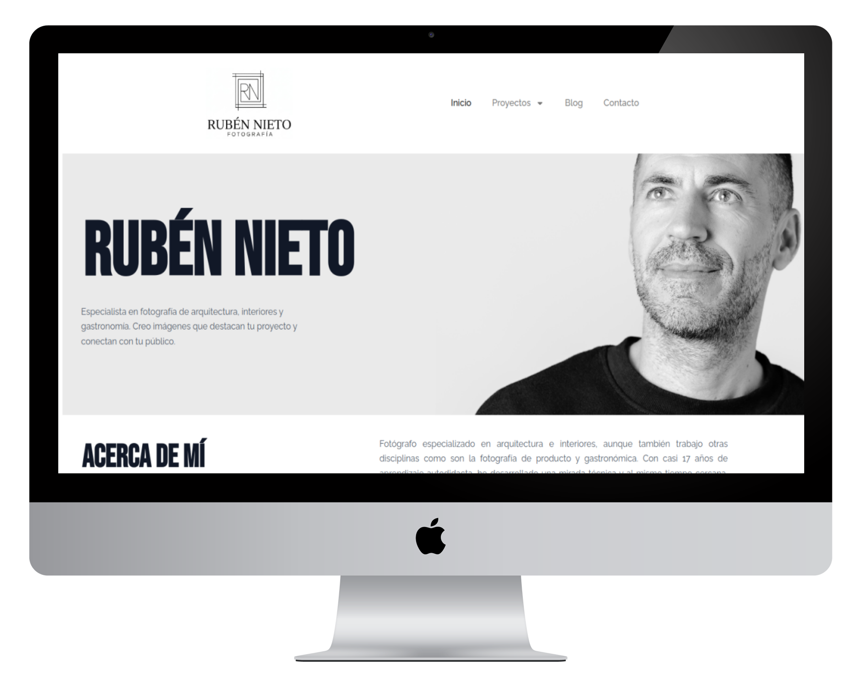 Diseño web para fotógrafo profesional en Ciudad Real